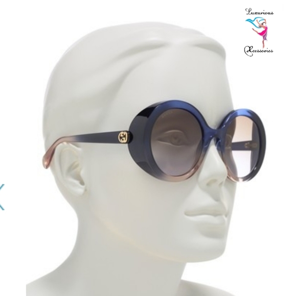 💯Authentic Gucci Blue Gradient Sunglasses - Picture 2 of 5
